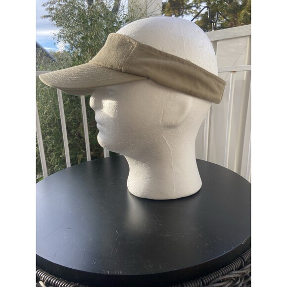 Kangol Cotton Twill Visor – Beige Khaki Adjustable - Picture 7 of 16